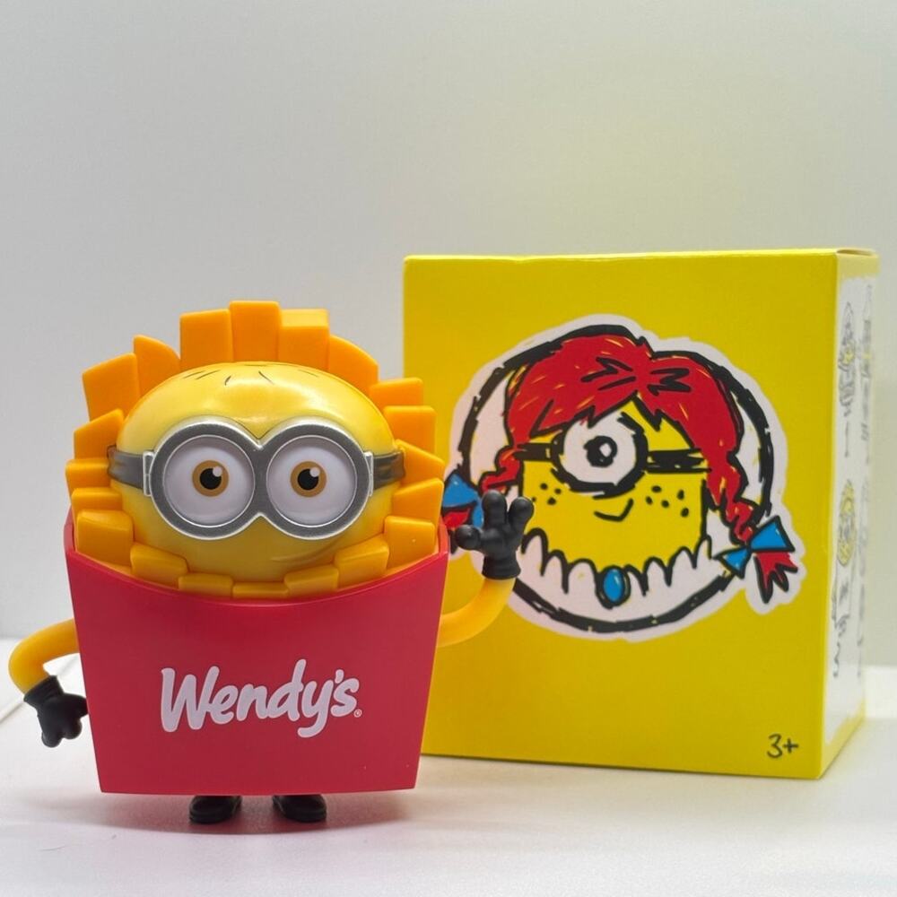 Wendy's Minions & Monsters 2026 Adult Meal Toy, Confirmed Ed Fries - New